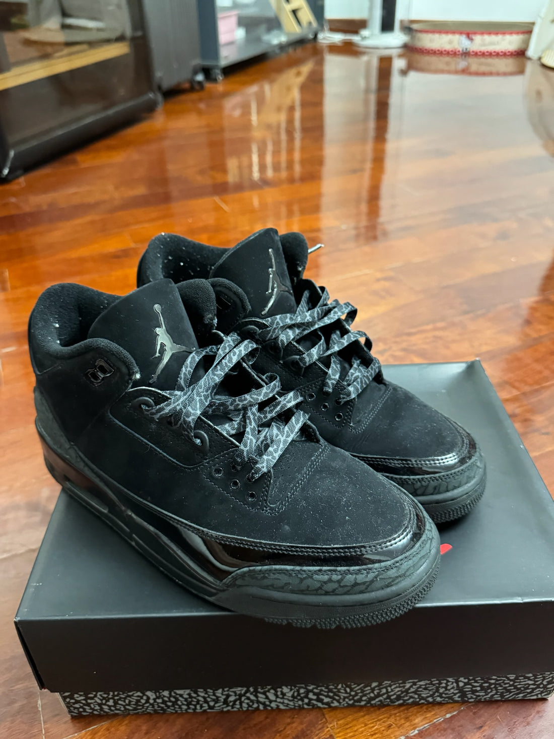 Jordan 3 Black Cat (2025) [Used-us10.5]