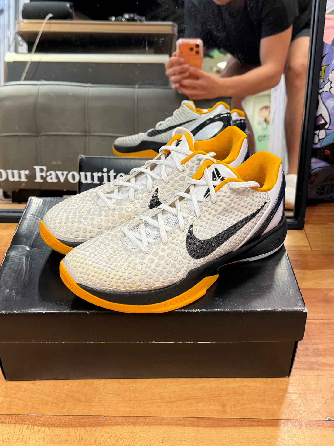 Nike Kobe 6 Playoff Pack White Del Sol [Used-Us9]