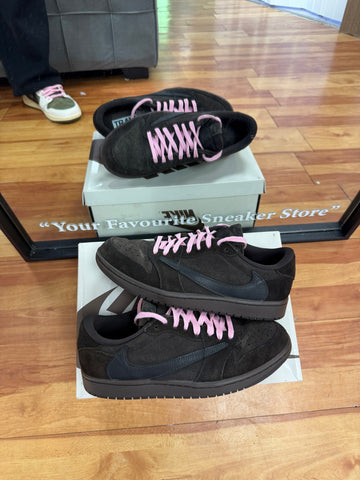 Travis Scott Jordan 1 low Velvet Brown [Used-US8]