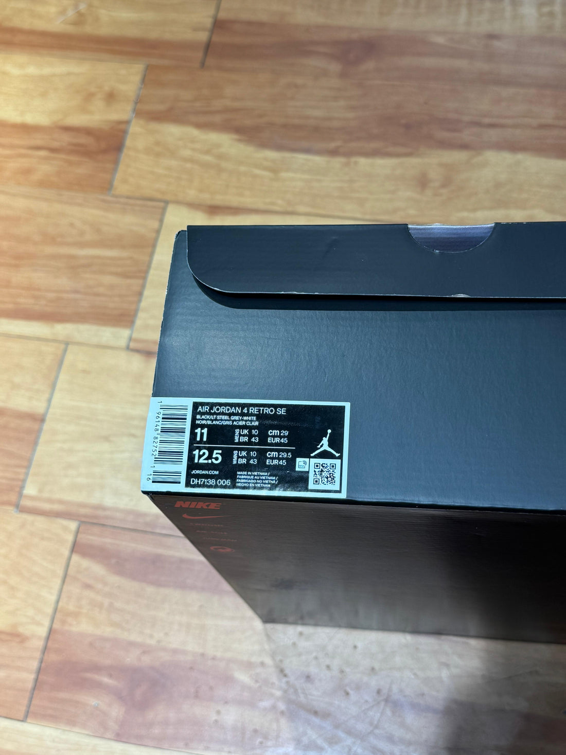 Jordan 4 Black Canvas