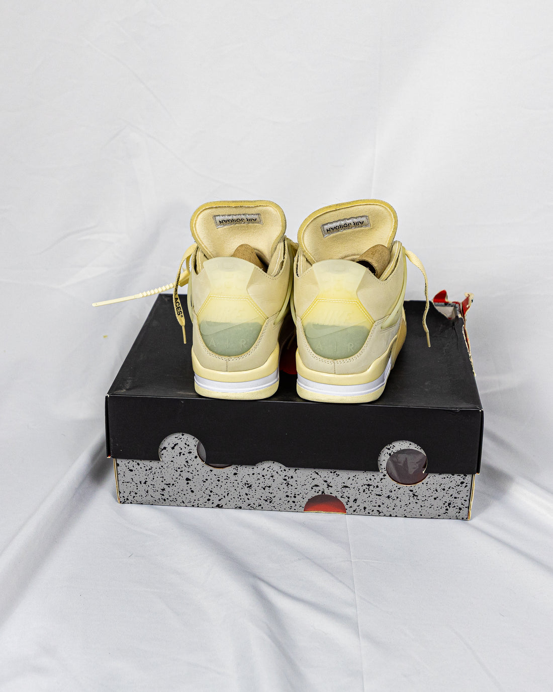 Jordan 4 OFF WHITE Sail [Used-Wus11]