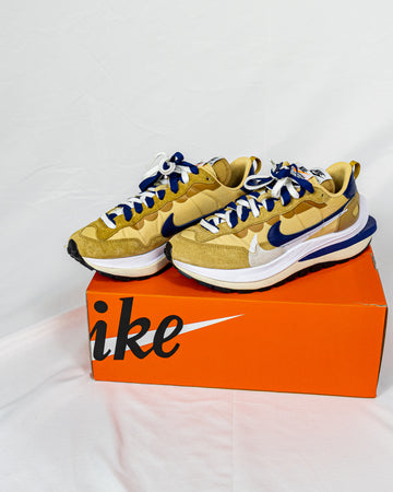 Nike Sacai Vaporwaffle Seasame Blue Void [Used-us10]